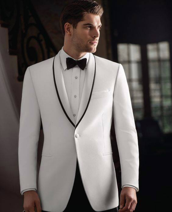 Áo vest nam màu trắng kiểu 1 nút form ôm body - HMVESTON - Vest nam đẳng  cấp - Nâng tầm phong cách